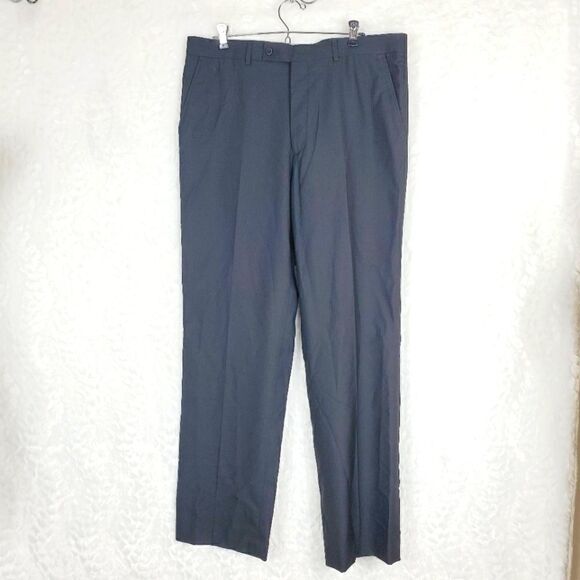 J.Ferrar JF black stripe dress pants 36x32 - Picture 1 of 5